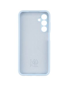 Чехол накладка для Samsung A25 Silicone MakeFuture Синий (Ледяной Синий)