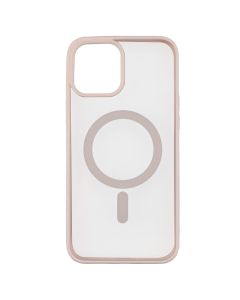 Чохол накладка для iPhone 12 Pro Max DM Frosted Acrylic MagSafe Рожева (Pink)