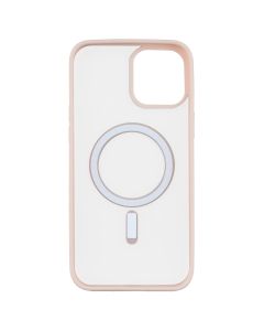 Чохол накладка для iPhone 12 Pro Max DM Frosted Acrylic MagSafe Рожева (Pink)
