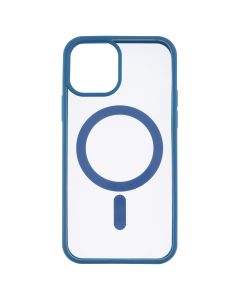 Чохол накладка для iPhone 12 Pro DM Frosted Acrylic MagSafe Синя (Navy Blue)