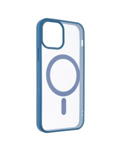 Чохол накладка для iPhone 12 Pro DM Frosted Acrylic MagSafe Синя (Navy Blue)