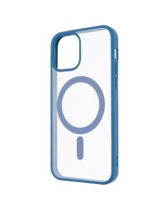 Чохол накладка для iPhone 12 Pro DM Frosted Acrylic MagSafe Синя (Navy Blue)