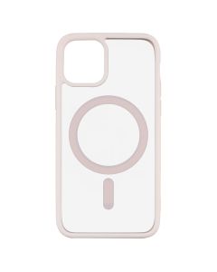 Чохол накладка для iPhone 12 Pro DM Frosted Acrylic MagSafe Рожева (Pink)