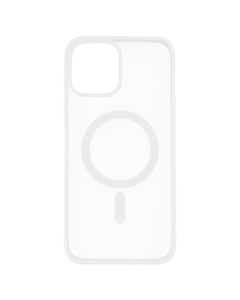 Чехол накладка для iPhone 12 Pro DM Frosted Acrylic MagSafe Белый (White)