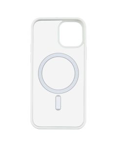 Чохол накладка для iPhone 12 DM Frosted Acrylic MagSafe Біла (White)