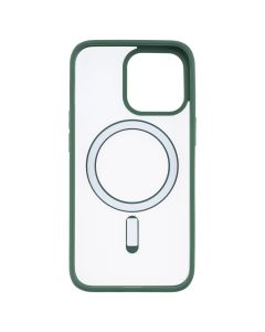 Чохол накладка для iPhone 13 DM Frosted Acrylic MagSafe Зелена (Dark Green)