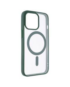 Чохол накладка для iPhone 13 DM Frosted Acrylic MagSafe Зелена (Dark Green)