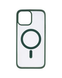 Чохол накладка для iPhone 13 Pro Max DM Frosted Acrylic MagSafe Зелена (Dark Green)