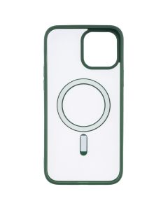 Чохол накладка для iPhone 13 Pro Max DM Frosted Acrylic MagSafe Зелена (Dark Green)