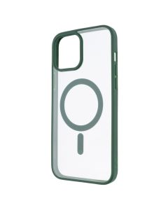 Чохол накладка для iPhone 13 Pro Max DM Frosted Acrylic MagSafe Зелена (Dark Green)