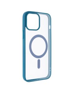 Чохол накладка для iPhone 13 Pro Max DM Frosted Acrylic MagSafe Синя (Navy Blue)