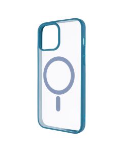 Чохол накладка для iPhone 13 Pro Max DM Frosted Acrylic MagSafe Синя (Navy Blue)