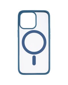 Чохол-накладка для iPhone 13 Pro DM Frosted Acrylic MagSafe Синій (Темно-синій)