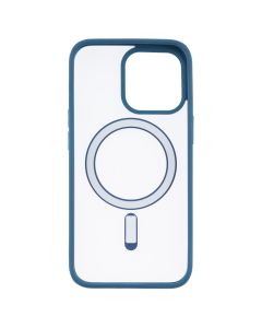 Чохол-накладка для iPhone 13 Pro DM Frosted Acrylic MagSafe Синій (Темно-синій)
