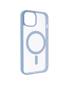Чохол накладка для iPhone 13 DM Frosted Acrylic MagSafe Синя (Sierra Blue)