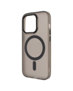 Чехол-накладка для iPhone 14 Pro DM Translucent Color MagSafe Серый (темно-серый)