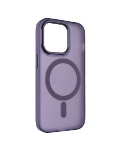 Чехол-накладка для iPhone 14 Pro DM Translucent Color MagSafe Фиолетовый (Deep Purple)