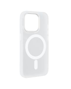 Чехол-накладка для iPhone 15 Pro DM Translucent Color MagSafe Белый (White)