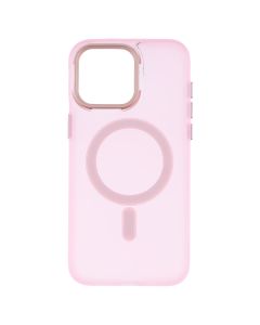 Чехол-накладка для iPhone 15 Pro Max DM Translucent Color MagSafe Розовый (Pink)
