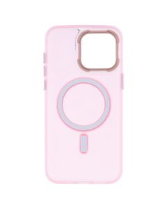 Чехол-накладка для iPhone 15 Pro Max DM Translucent Color MagSafe Розовый (Pink)