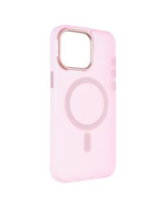 Чехол-накладка для iPhone 15 Pro Max DM Translucent Color MagSafe Розовый (Pink)