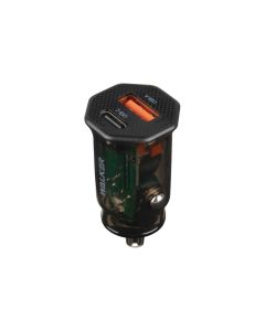 Автомобільний зарядний пристрій Walker WCR-61 PD 310W/QC3.0 24W Прозорий (Transparent)