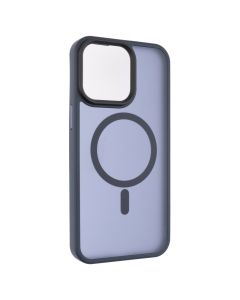 Чохол накладка для iPhone 15 Pro Max TPU+PC Metal Buttons with MagSafe Colorful Синя (Blue)