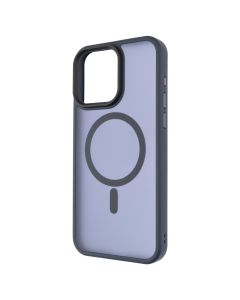 Чохол накладка для iPhone 15 Pro Max TPU+PC Metal Buttons with MagSafe Colorful Синя (Blue)
