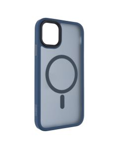 Чохол накладка для iPhone 11 ArmorStandart Uniq MagSafe Синя (Dark Blue)