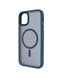 Чохол накладка для iPhone 11 ArmorStandart Uniq MagSafe Синя (Dark Blue)