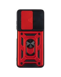 Чохол накладка для TECNO Spark 20/20C/GO 2024/POP 8/Infinix Hot 40i/Hot 40i Camshield Serge Ring Червона (Red)
