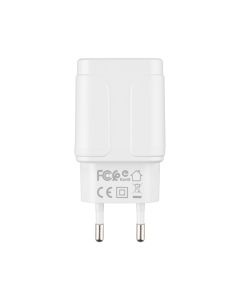 Зарядний пристрій Borofone BA37A (2USB) 2.4A + кабель Type-C Чорний (Black)