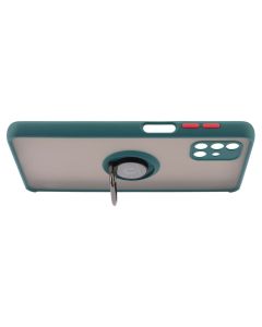 Чехол накладка для Samsung M51 Deen Color Ring Зеленый (Green)