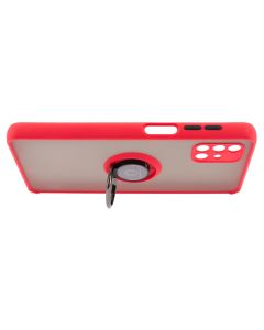 Чехол накладка для Samsung M51 Deen Color Ring Красный (Red)
