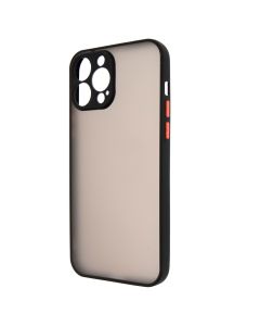 Чехол накладка для iPhone 13 Pro Max Frame MakeFuture Черный (Black)