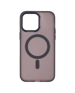 Чохол-накладка для iPhone 14 Pro Max DM Translucent Color MagSafe Чорна (Черная)