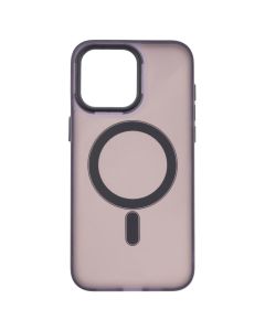 Чохол-накладка для iPhone 15 Pro Max DM Translucent Color MagSafe Чорна (Черный)