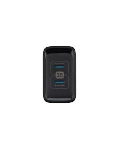 Зарядний пристрій Proove Speed Surge Gan (2USB-C) 35W Чорний (Black)