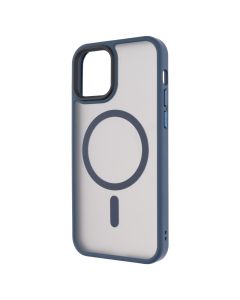 Чохол накладка для iPhone 12/12 Pro MiaMi Pjur with MagSafe Синя (Peak Blue)