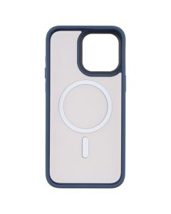 Чохол накладка для iPhone 15 Pro Max MiaMi Pjur with MagSafe Синя (Peak Blue)