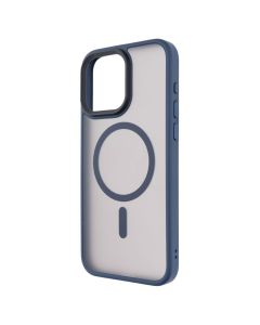 Чохол накладка для iPhone 15 Pro Max MiaMi Pjur with MagSafe Синя (Peak Blue)