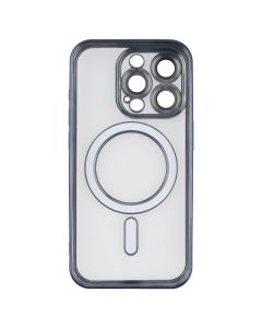 Чохол накладка для iPhone 15 Pro WAVE Metal Matte Case with Magnetic Ring MagSafe Синій (Blue)