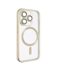 Чохол накладка для iPhone 15 Pro WAVE Metal Matte Case with Magnetic Ring MagSafe Жовта (Yellow)
