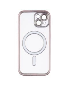 Чохол накладка для iPhone 15 WAVE Metal Matte Case with Magnetic Ring MagSafe Рожева (Pink)