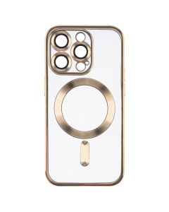Чохол накладка для iPhone 14 Pro WAVE Metal Matte Case with Magnetic Ring MagSafe Золота (Gold)