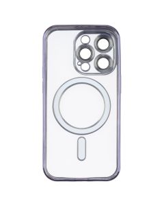 Чохол накладка для iPhone 14 Pro  Metal Matte Case with Magnetic Ring MagSafe ФІолетова (Purple)