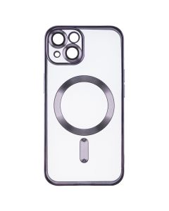 Чохол накладка для iPhone 14 WAVE Metal Matte Case with Magnetic Ring MagSafe ФІолетова (Purple)