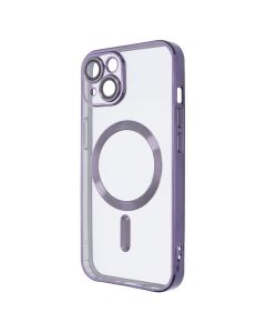 Чохол накладка для iPhone 14 WAVE Metal Matte Case with Magnetic Ring MagSafe ФІолетова (Purple)