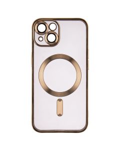 Чохол накладка для iPhone 14 WAVE Metal Matte Case with Magnetic Ring MagSafe Золота (Gold)