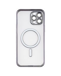 Чохол накладка для iPhone 12 Pro Max Metal Matte Case with Magnetic Ring MagSafe ФІолетова (Purple)